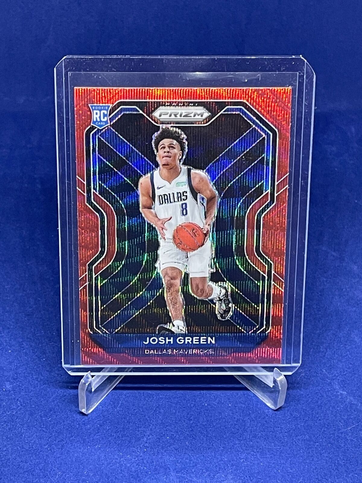 JOSH GREEN 2020-21 PANINI PRIZM RUBY WAVE PRIZM ROOKIE RC #274