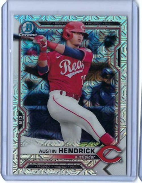 AUSTIN HENDRICK 2021 TOPPS BOWMAN CHROME MEGA BOX REFRACTOR PROSPECT #BCP-177