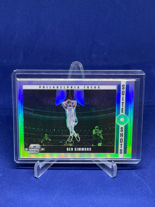 BEN SIMMONS 2020-21 PANINI CONTENDERS OPTIC SUITE SHOTS SILVER PRIZM #8