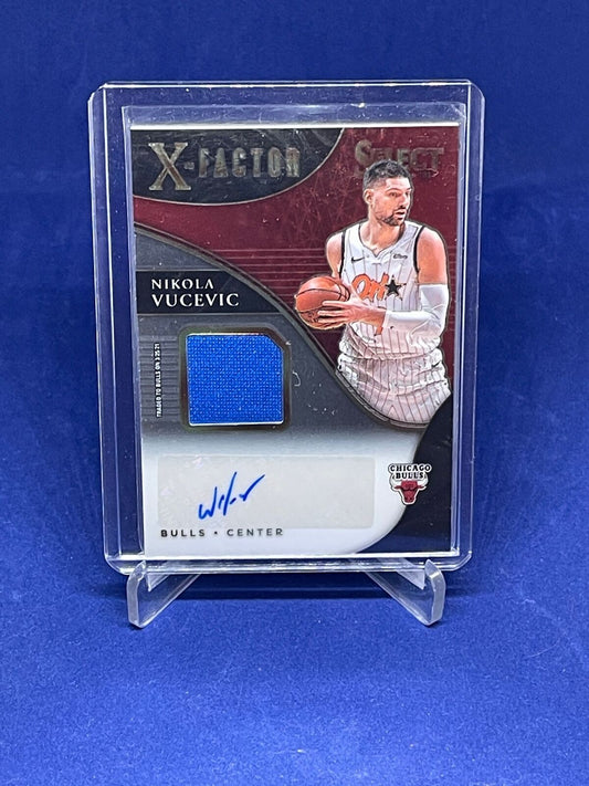 NIKOLA VUCEVIC 2020-21 PANINI SELECT X-FACTOR JERSEY AUTO #D 61/149