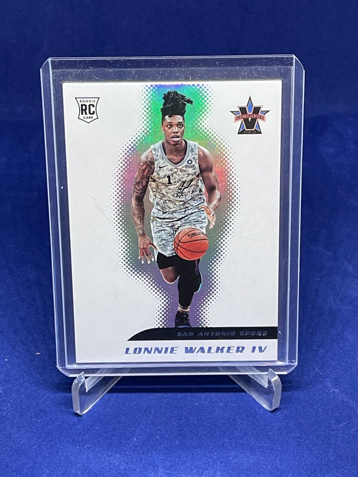 LONNIE WALKER IV 2018-19 PANINI CHRONICLES VANGUARD WHITE ROOKIE RC #D 64/99
