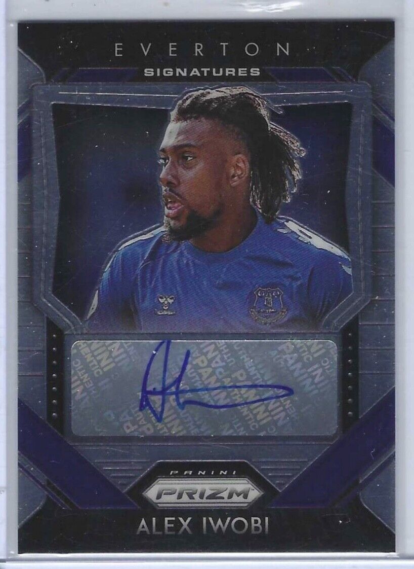 ALEX IWOBI 2020-21 PANINI PRIZM EPL SIGNATURES AUTO #S-AIW