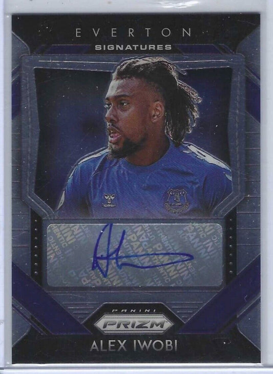 ALEX IWOBI 2020-21 PANINI PRIZM EPL SIGNATURES AUTO #S-AIW