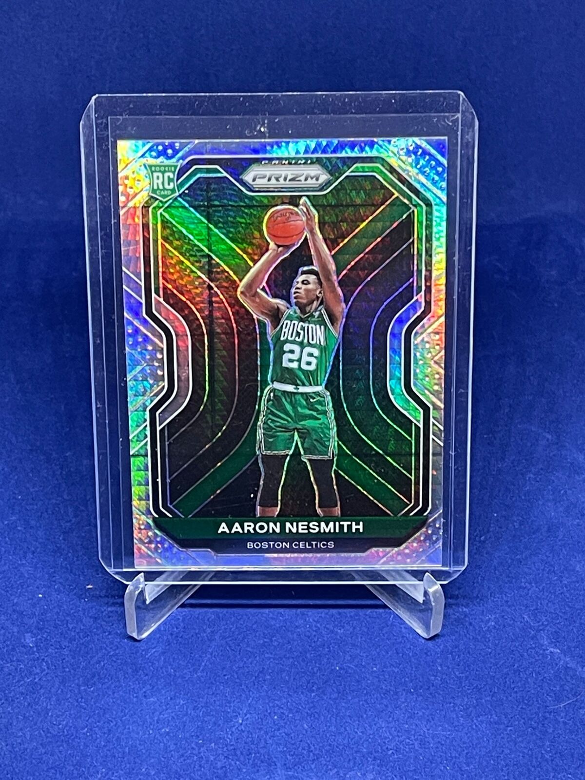 AARON NESMITH 2020-21 PANINI PRIZM HYPER PRIZM ROOKIE RC #282