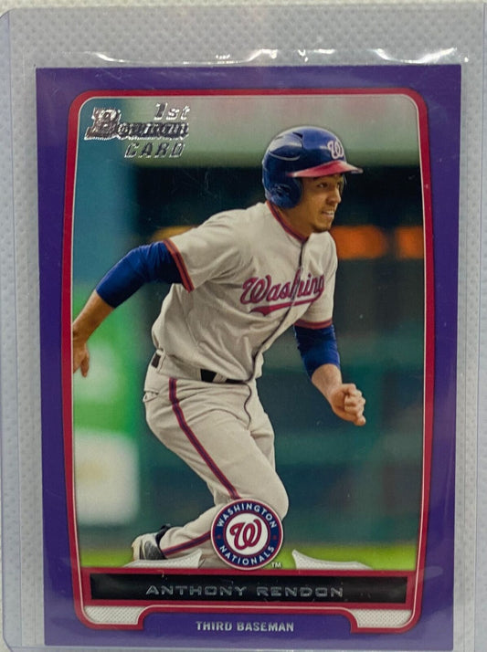 ANTHONY RENDON 2012 TOPPS 1ST BOWMAN PROSPECTS PURPLE #BP88