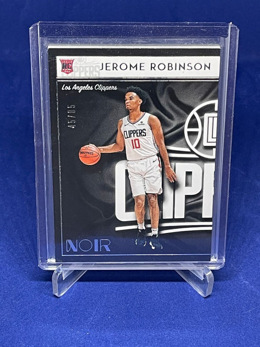 JEROME ROBINSON 2018-19 PANINI NOIR ASSOCIATION EDITION ROOKIE RC #D 45/85