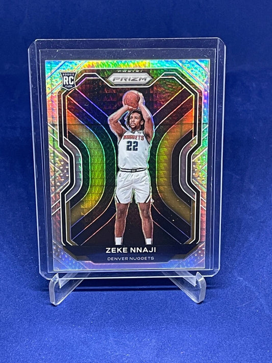 ZEKE NNAJI 2020-21 PANINI PRIZM HYPER PRIZM ROOKIE RC #266