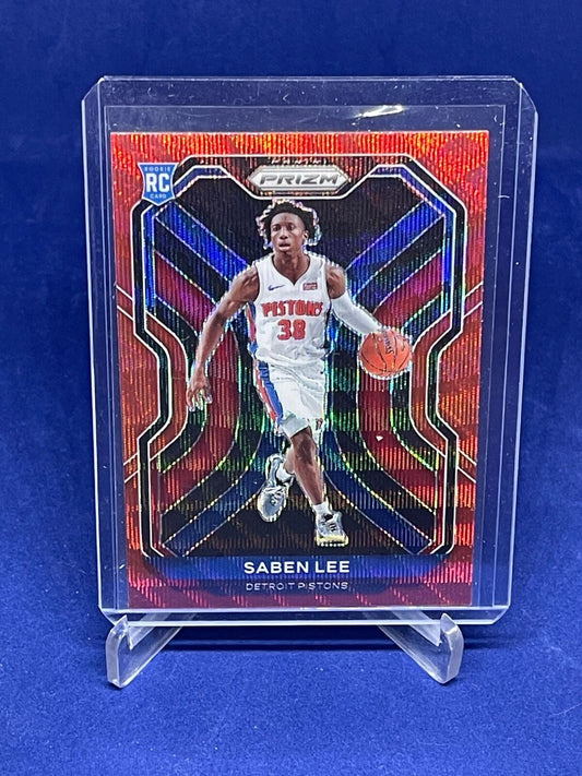SABEN LEE 2020-21 PANINI PRIZM RUBY WAVE PRIZM ROOKIE RC #261