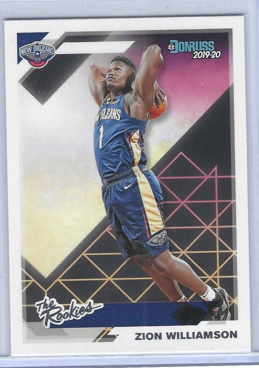 ZION WILLIAMSON 2019-20 PANINI DONRUSS THE ROOKIES RC #1