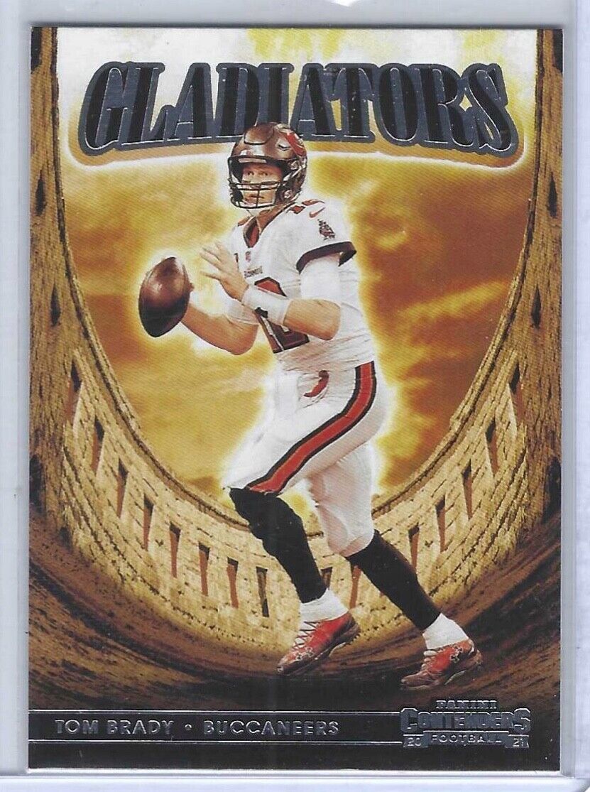 TOM BRADY 2021 PANINI CONTENDERS GLADIATORS #GLD-TBR