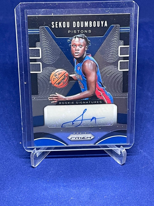 SEKOU DOUMBOUYA 2019-20 PANINI PRIZM ROOKIE SIGNATURES AUTO RC