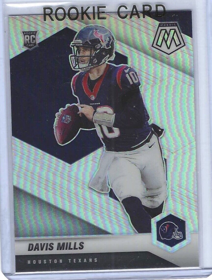 DAVIS MILLS 2021 PANINI MOSAIC VARIATION SILVER PRIZM ROOKIE RC #322-V