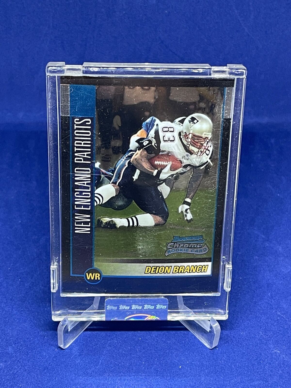 DEION BRANCH 2002 BOWMAN CHROME UNCIRCULATED ROOKIE RC #215
