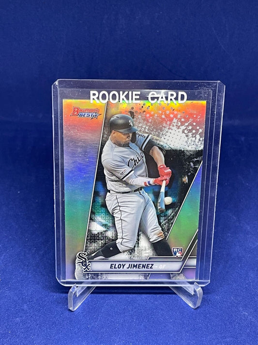 ELOY JIMENEZ 2019 BOWMANS BEST REFRACTOR ROOKIE RC #18
