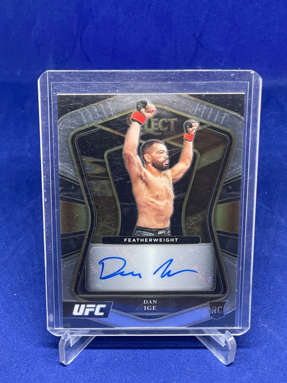 DAN IGE 2021 PANINI SELECT UFC AUTO ROOKIE RC #D 115/149