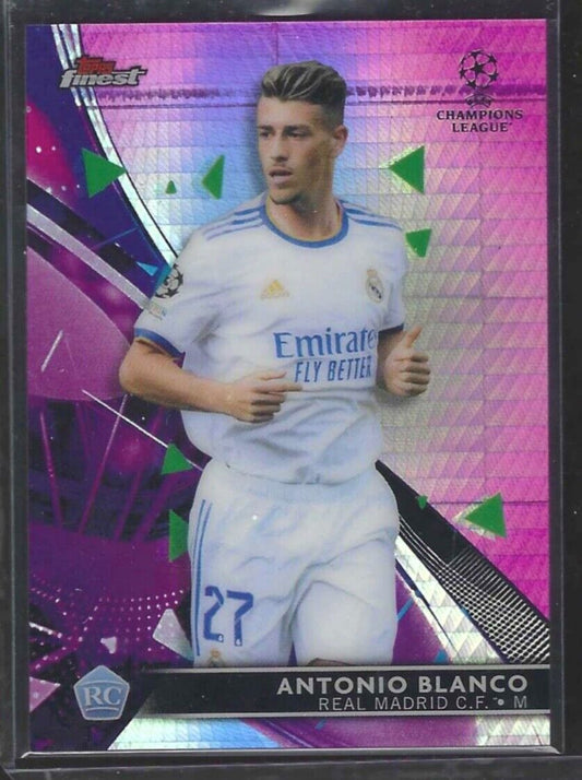 ANTONIO BLANCO 2021-22 TOPPS FINEST PINK HYPER REFRACTOR ROOKIE RC #D 021/125