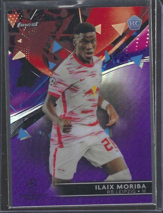 ILAIX MORIBA 2021-22 TOPPS FINEST PURPLE REFRACTOR ROOKIE RC #D 201/299