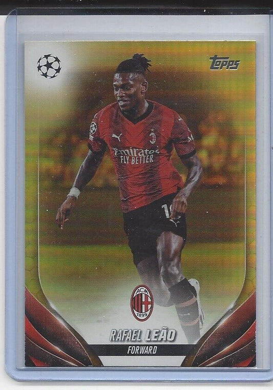 RAFAEL LEAO 2023-24 TOPPS CLUB COMPETITIONS UCL TRUE GOLD FOIL #D 12/50