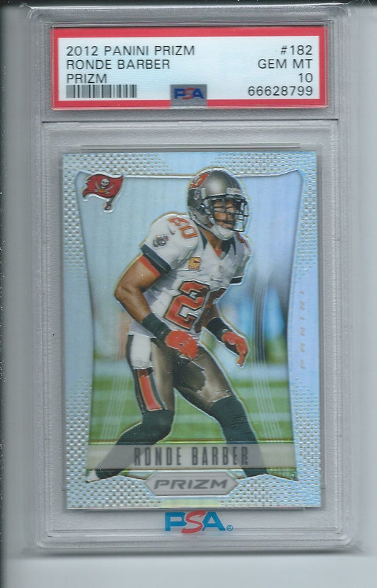 RONDE BARBER 2012 PANINI PRIZM SILVER PRIZMS SP #182 PSA 10 GEM MINT POP 1/1