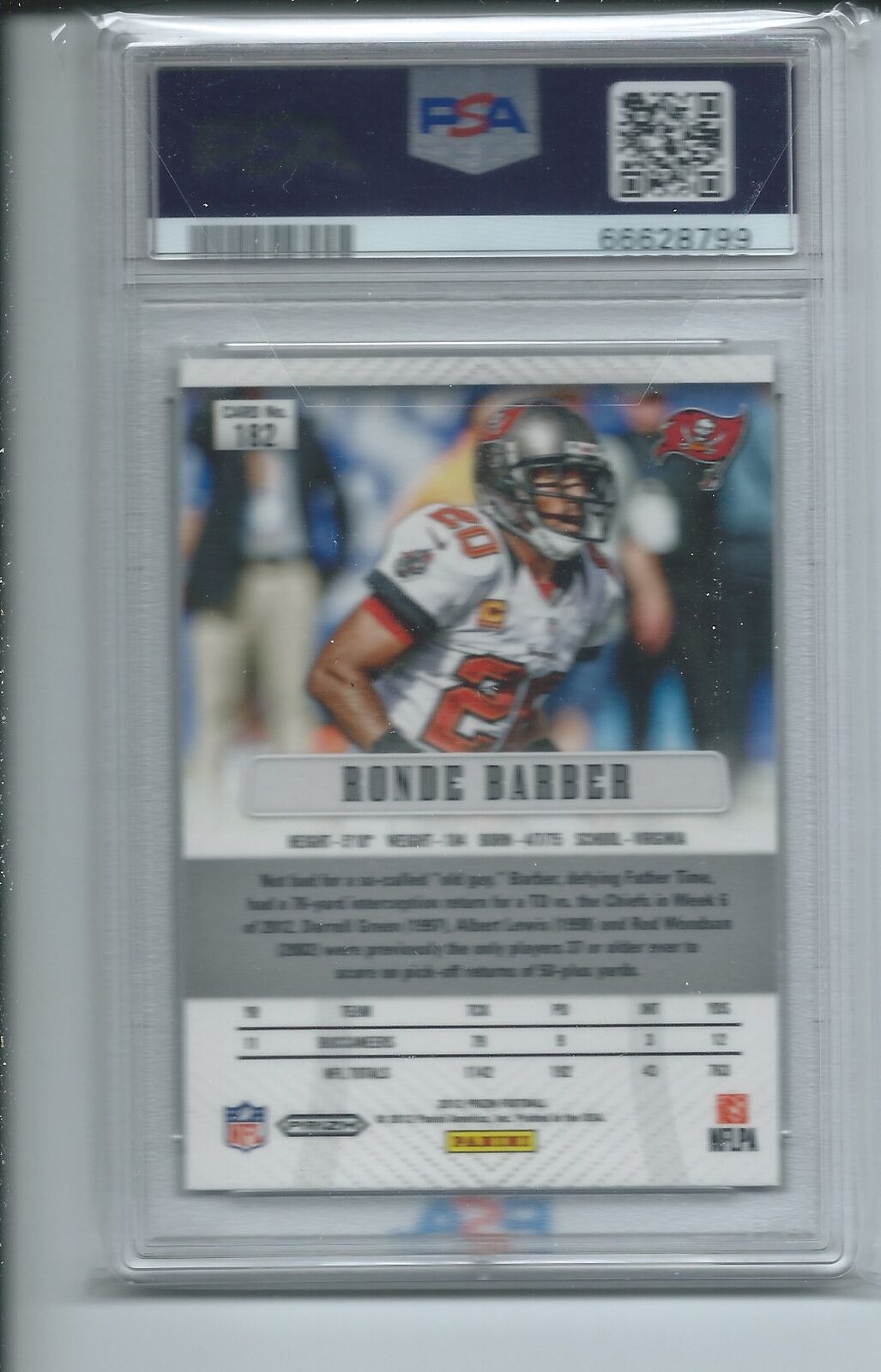 RONDE BARBER 2012 PANINI PRIZM SILVER PRIZMS SP #182 PSA 10 GEM MINT POP 1/1