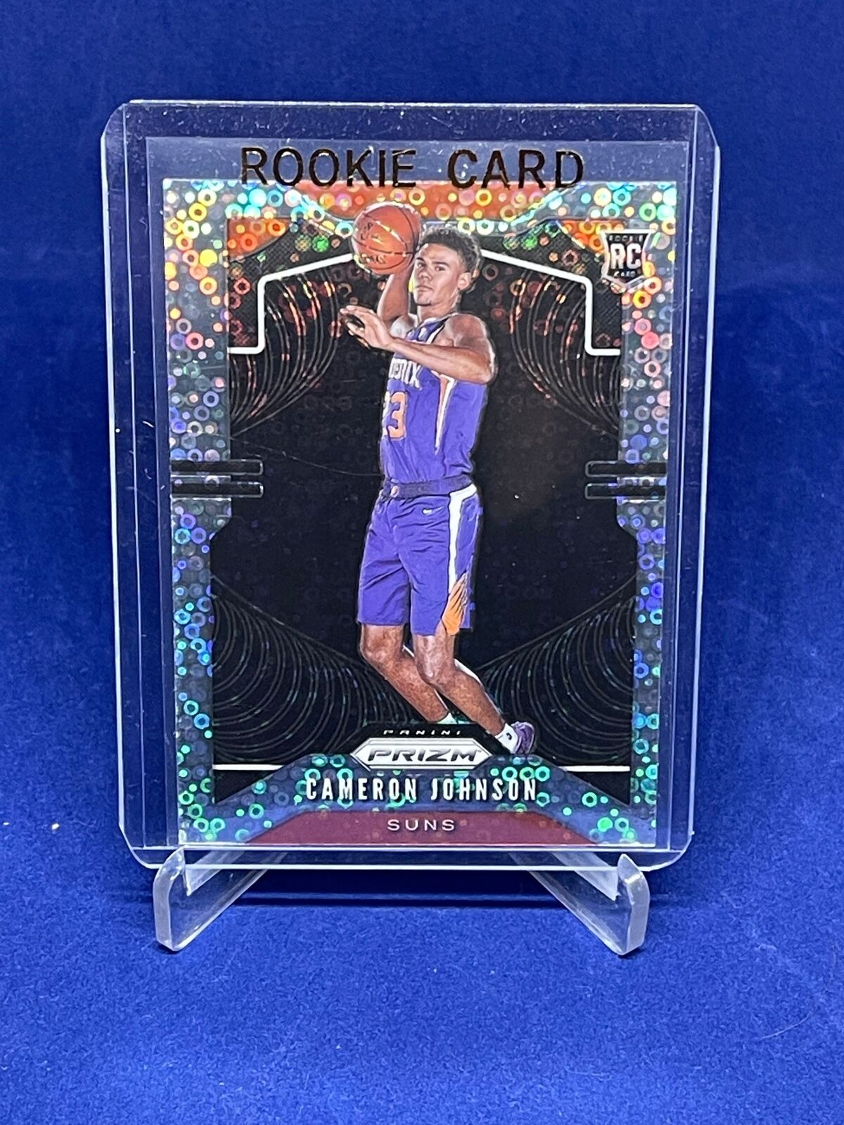 CAMERON JOHNSON 2019-20 PANINI PRIZM DISCO PRIZM PHOTO VARIATION ROOKIE RC #257