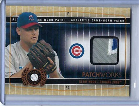 KERRY WOOD 2005 FLEER PATCHWORKS AUTHENTIC GAME-WORN PATCH #D 6/99