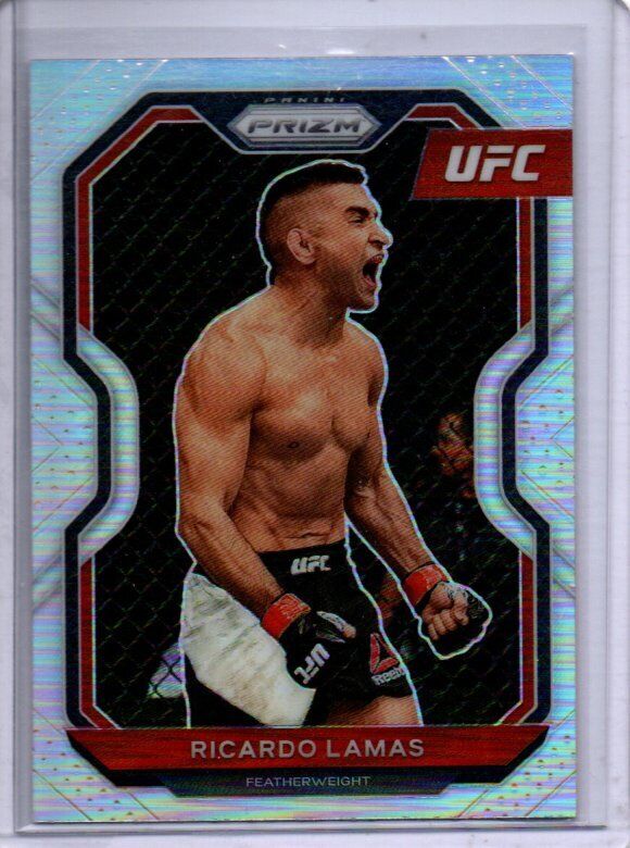 RICARDO LAMAS 2021 PANINI PRIZM UFC SILVER PRIZM  #1