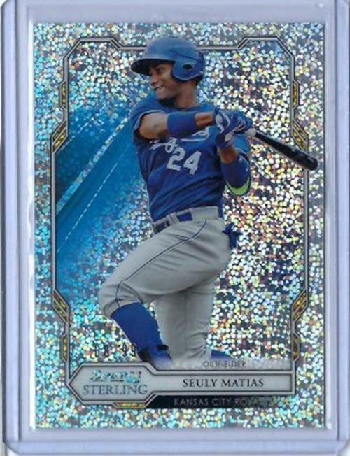 SEULY MATIAS 2019 TOPPS BOWMAN STERLING SPECKLE REFRACTOR PROSPECT #D 68/99