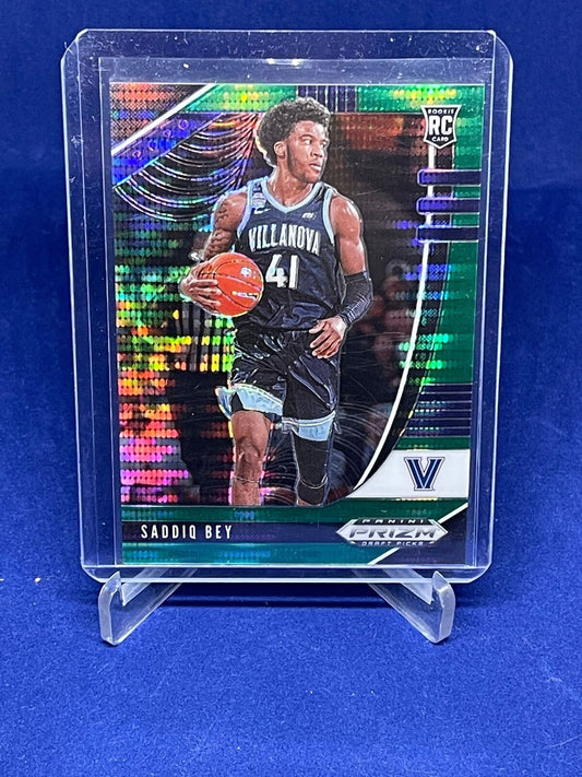 SADDIQ BEY 2020 PRIZM DRAFT PICKS GREEN PULSAR PRIZM ROOKIE RC #D 15/25
