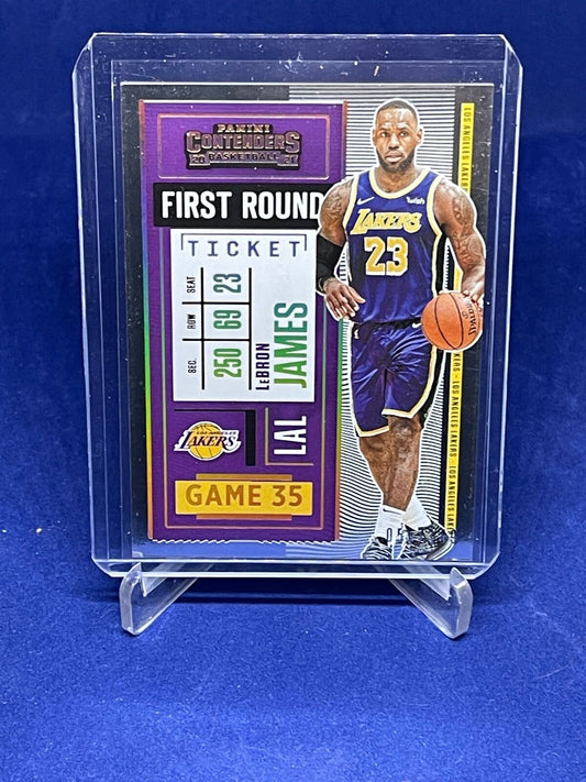 LEBRON JAMES 2020-21 PANINI CONTENDERS FIRST ROUND TICKET #D /149