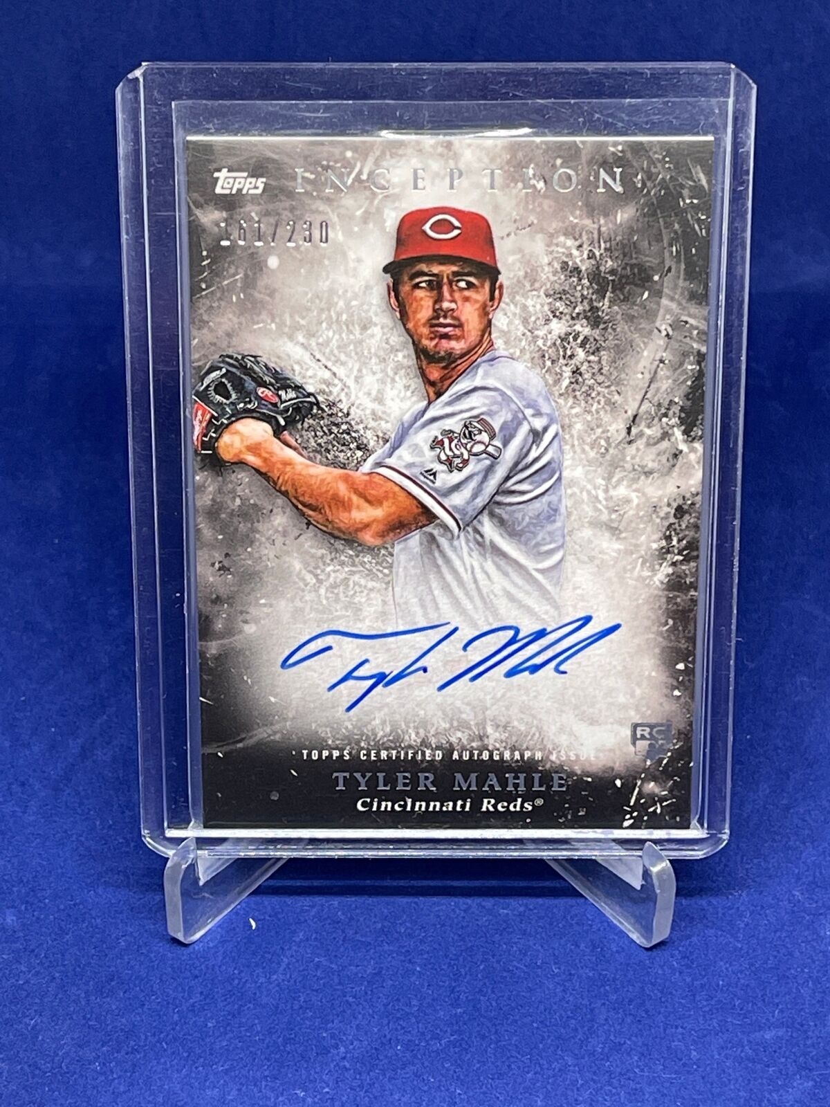 TYLER MAHLE 2018 TOPPS INCEPTION ON CARD AUTO ROOKIE RC #D 161/230