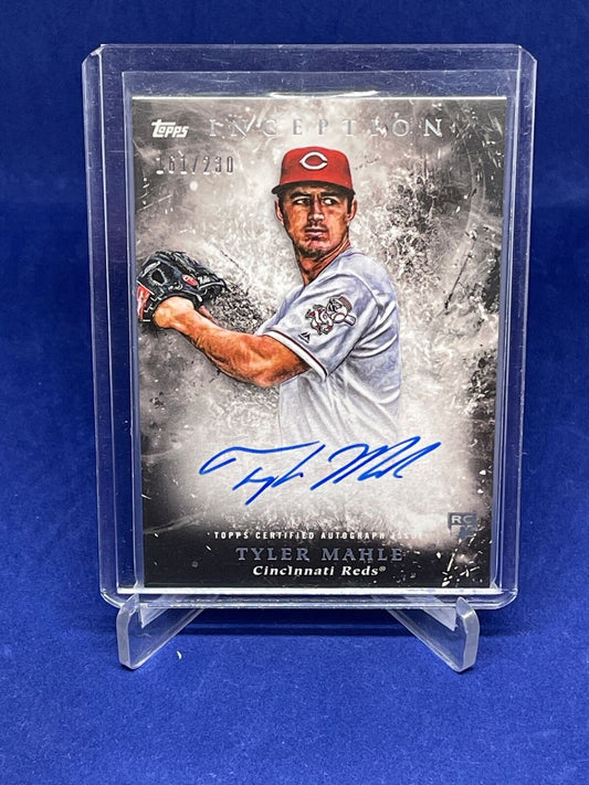 TYLER MAHLE 2018 TOPPS INCEPTION ON CARD AUTO ROOKIE RC #D 161/230