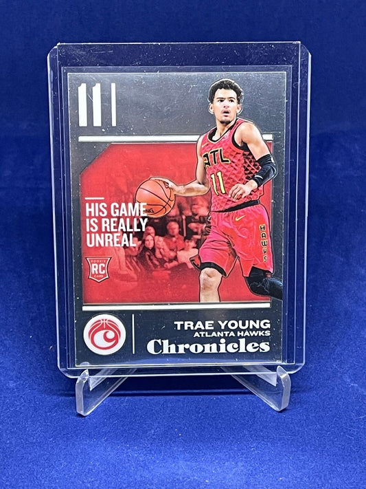 TRAE YOUNG 2018-19 PANINI CHRONICLES TRUE ROOKIE RC #532