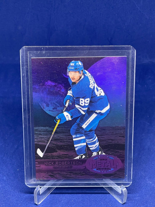NICK ROBERTSON 2020-21 NHL METAL UNIVERSE PURPLE SPECTRUM ROOKIE RC #D 37/199