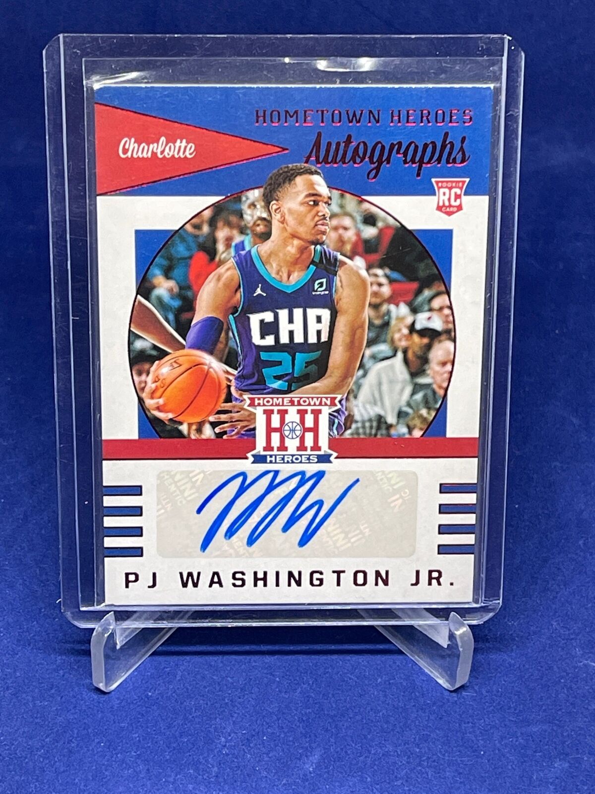 PJ WASHINGTON JR 2019-20 PANINI CHRONICLES HOME TOWN HEROES AUTO RC