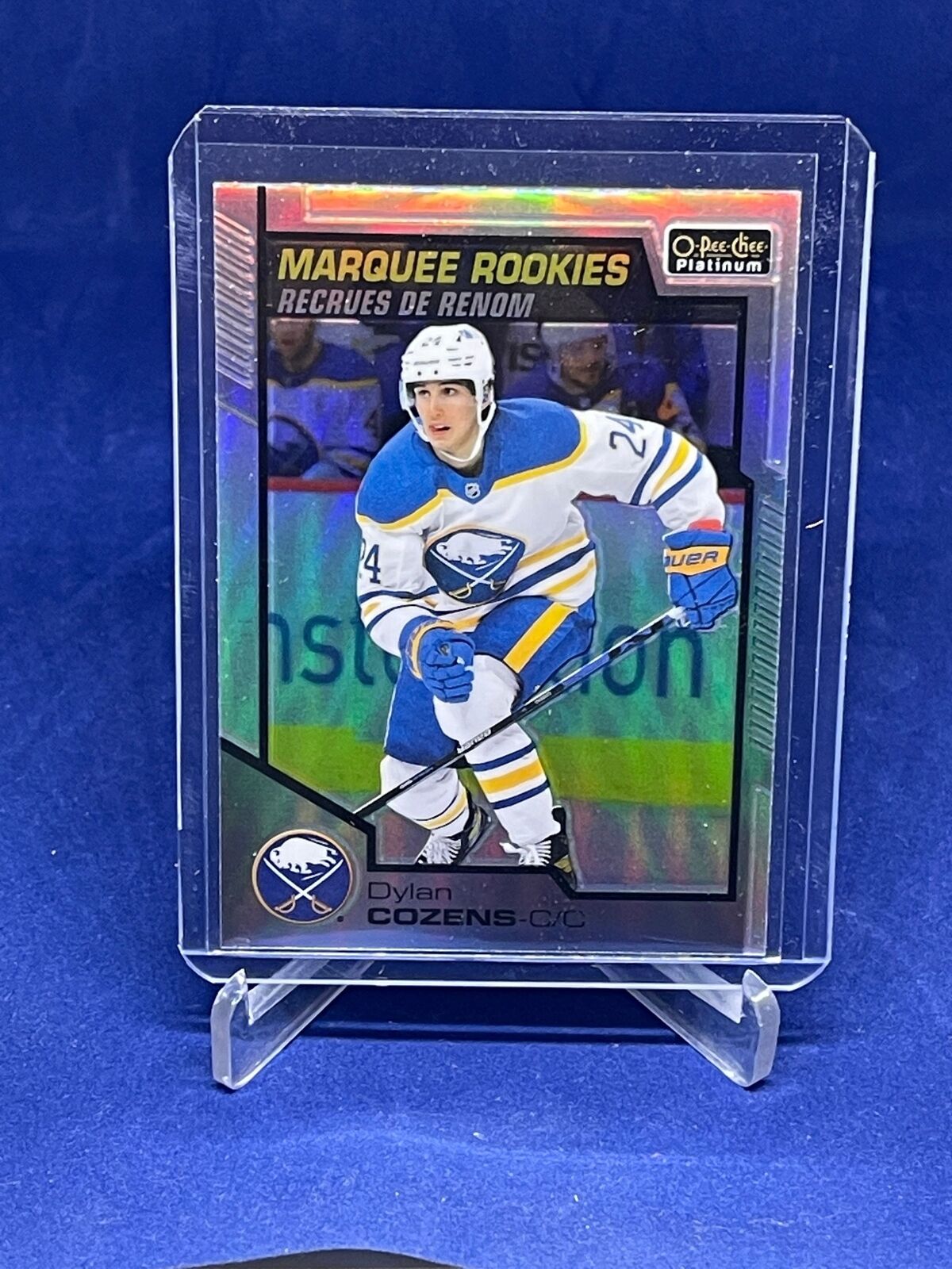 DYLAN COZENS 2020-21 O-PEE-CHEE PLATINUM MARQUEE ROOKIES RAINBOW RC #197