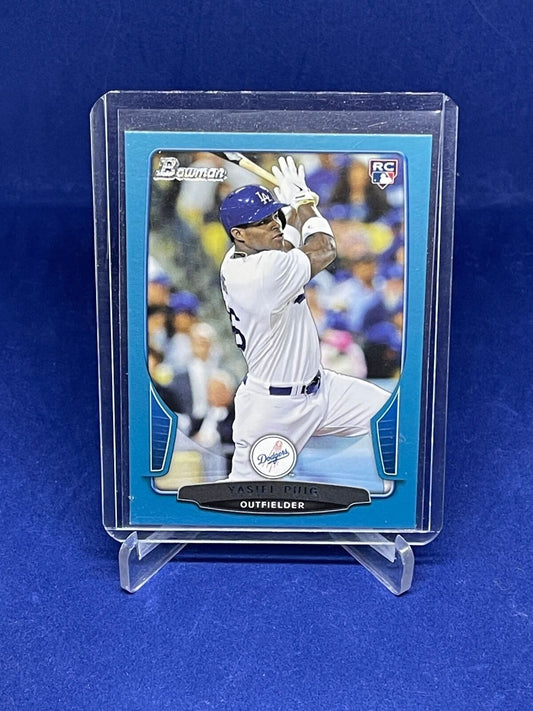 YASIEL PUIG 2013 BOWMAN BLUE ROOKIE RC #D 74/500