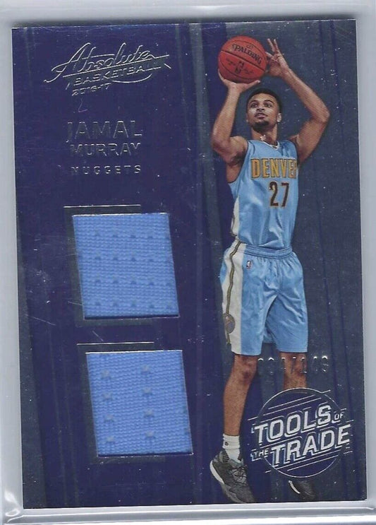 JAMAL MURRAY 2016-17 PANINI ABSOLUTE ROOKIE DUAL PATCH RC #D 084/149