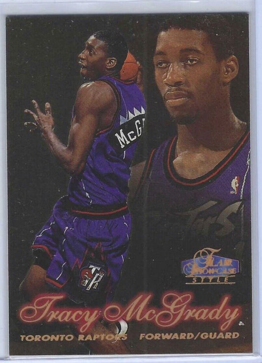 TRACY MCGRADY 1997-98 FLEER FLAIR SHOWCASE STYLE ROW 2 ROOKIE RC #21