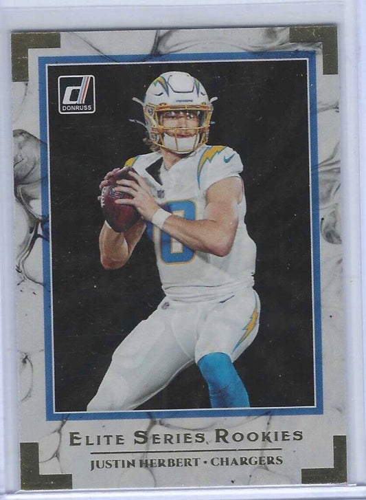 JUSTIN HERBERT 2020 PANINI DONRUSS ELITE SERIES ROOKIES RC #ESR-JH