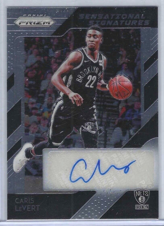 CARIS LEVERT 2018-19 PANINI PRIZM SENSATIONAL SIGNATURES AUTO #SS-CLV