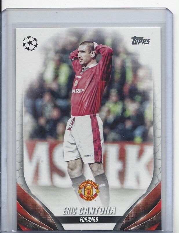 ERIC CANTONA 2023-24 TOPPS CLUB COMPETITIONS SP PHOTO VARIATION SHORT PRINT #43