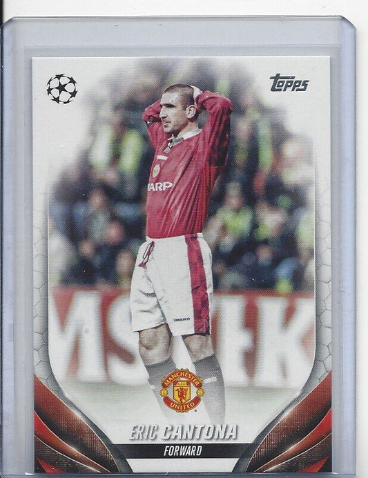 ERIC CANTONA 2023-24 TOPPS CLUB COMPETITIONS SP PHOTO VARIATION SHORT PRINT #43