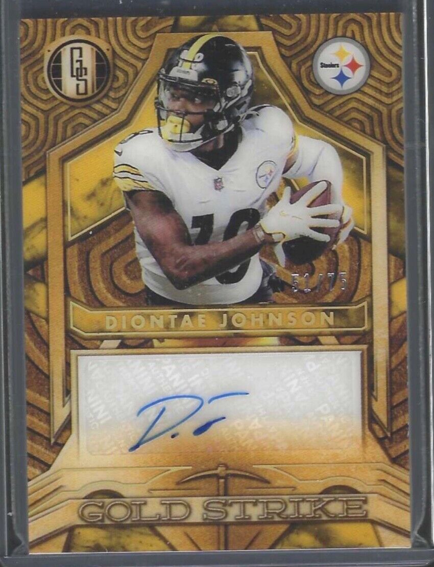 DIONTAE JOHNSON 2022 PANINI GOLD STANDARD GOLD STRIKE AUTO #D 51/75