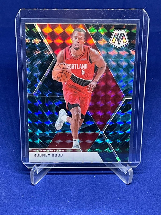 RODNEY HOOD 2019-20 PANINI MOSAIC GENESIS PRIZM SSP #35