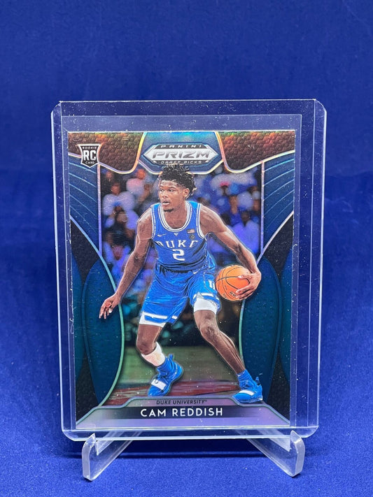 CAM REDDISH 2019 PANINI PRIZM DRAFT PICKS BLUE PRIZM ROOKIE RC #74