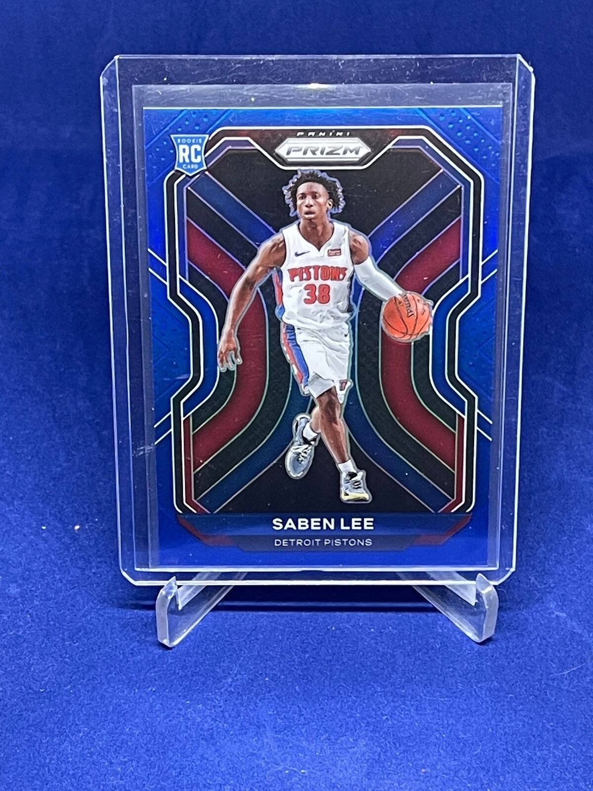 SABEN LEE 2020-21 PANINI PRIZM BLUE PRIZMS ROOKIE RC #D /199