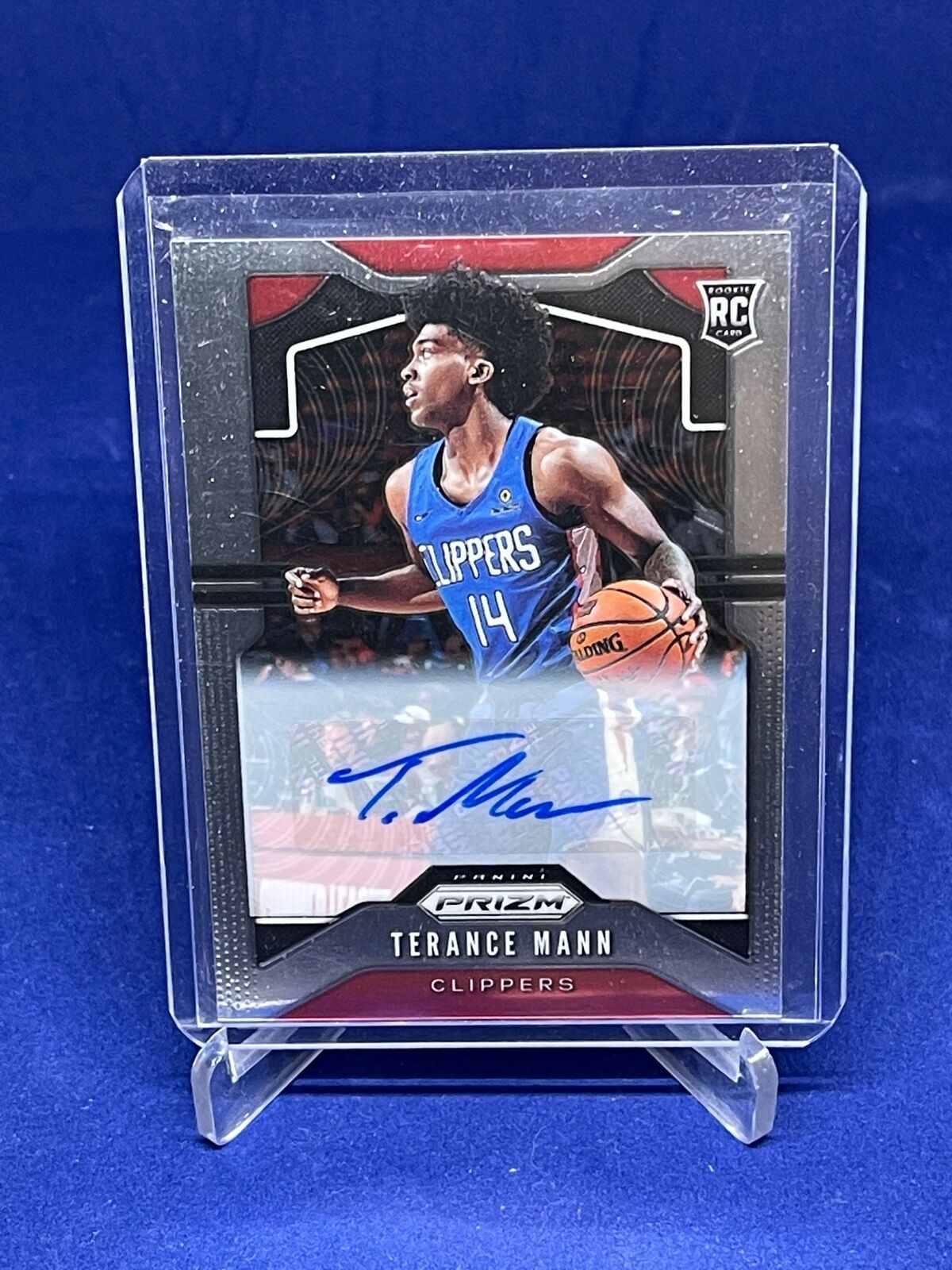 TERANCE MANN 2019-20 PANINI PRIZM SSP RARE ROOKIE AUTO RC #296