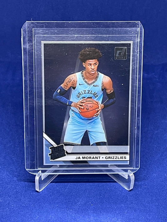 JA MORANT 2019-20 PANINI CLEARLY DONRUSS ACETATE RATED ROOKIE RC #52