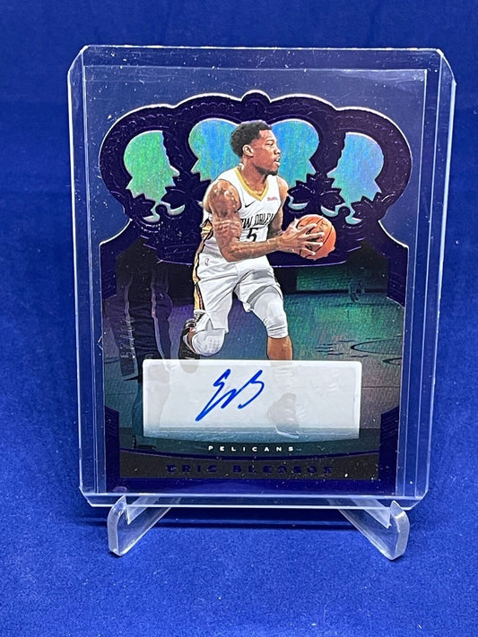 ERIC BLEDSOE 2020-21 PANINI CROWN ROYALE PURPLE AUTO #D 20/25